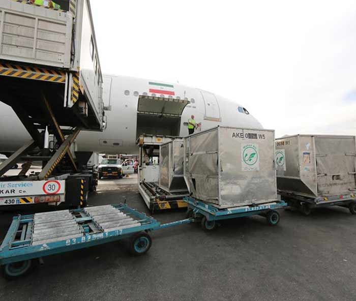 ارسال بار هوایی از چین به ایران