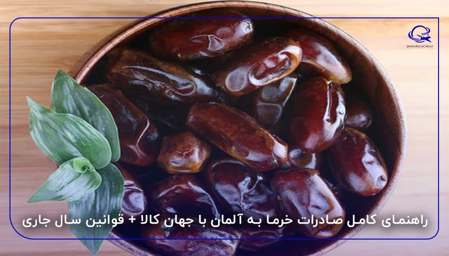 راهنمای کامل صادرات خرما به آلمان با جهان کالا + قوانین سال جاری