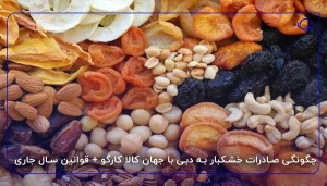 چگونگی صادرات خشکبار به دبی با جهان کالا کارگو + قوانین سال جاری
