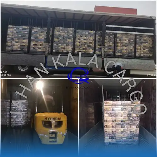 ارسال بار خرما به مقصد مالزی